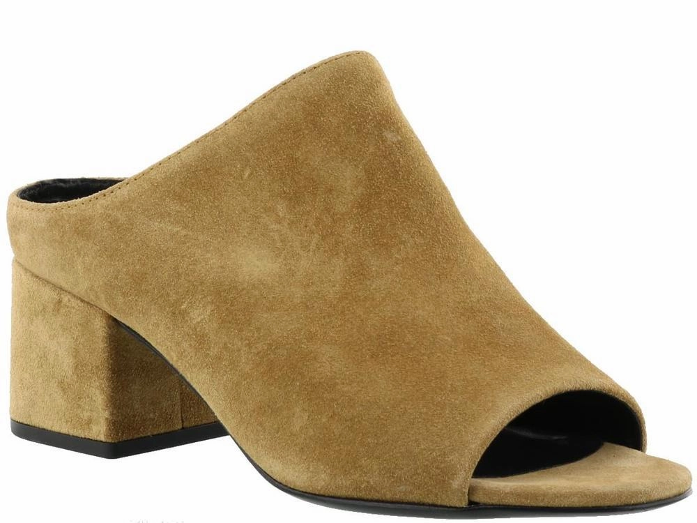 3.1 Phillip Lim Cube Suede Mules