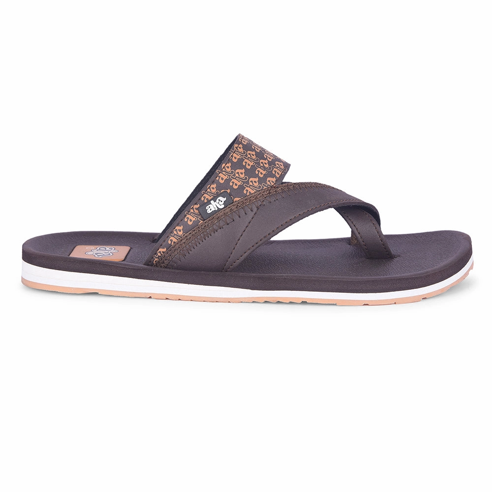 A-HA Casual Dark Brown Flip Flop For Men ANCO-02 By Liberty