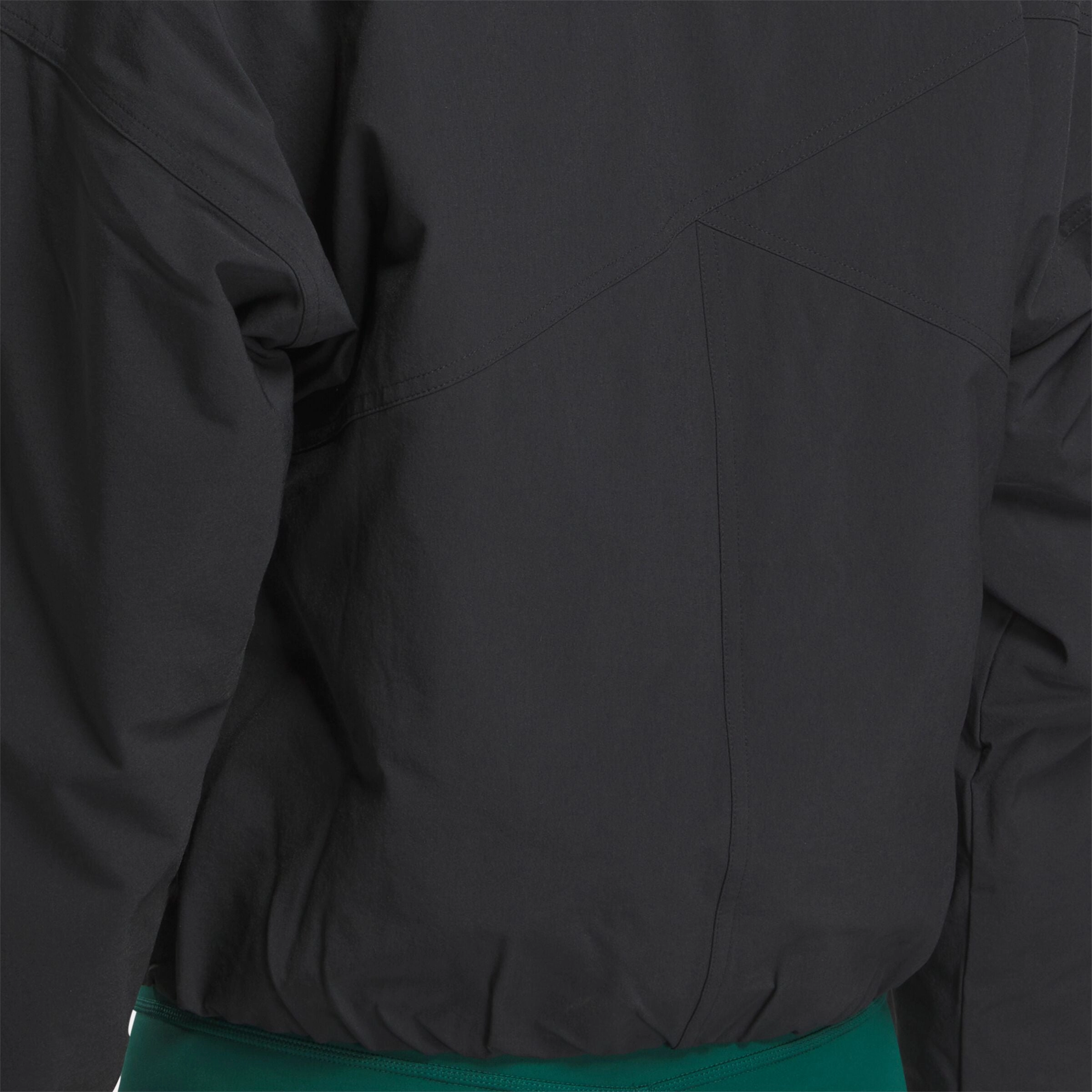 Active Collective Skystretch Woven Padded Jacket Black