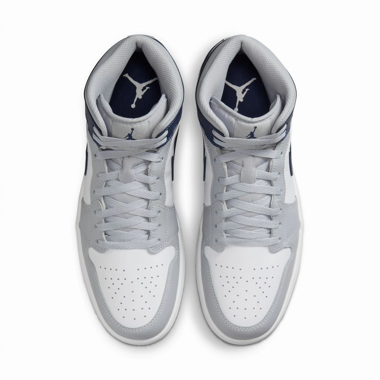 Air Jordan 1 Mid 'Wolf Grey Midnight Navy'