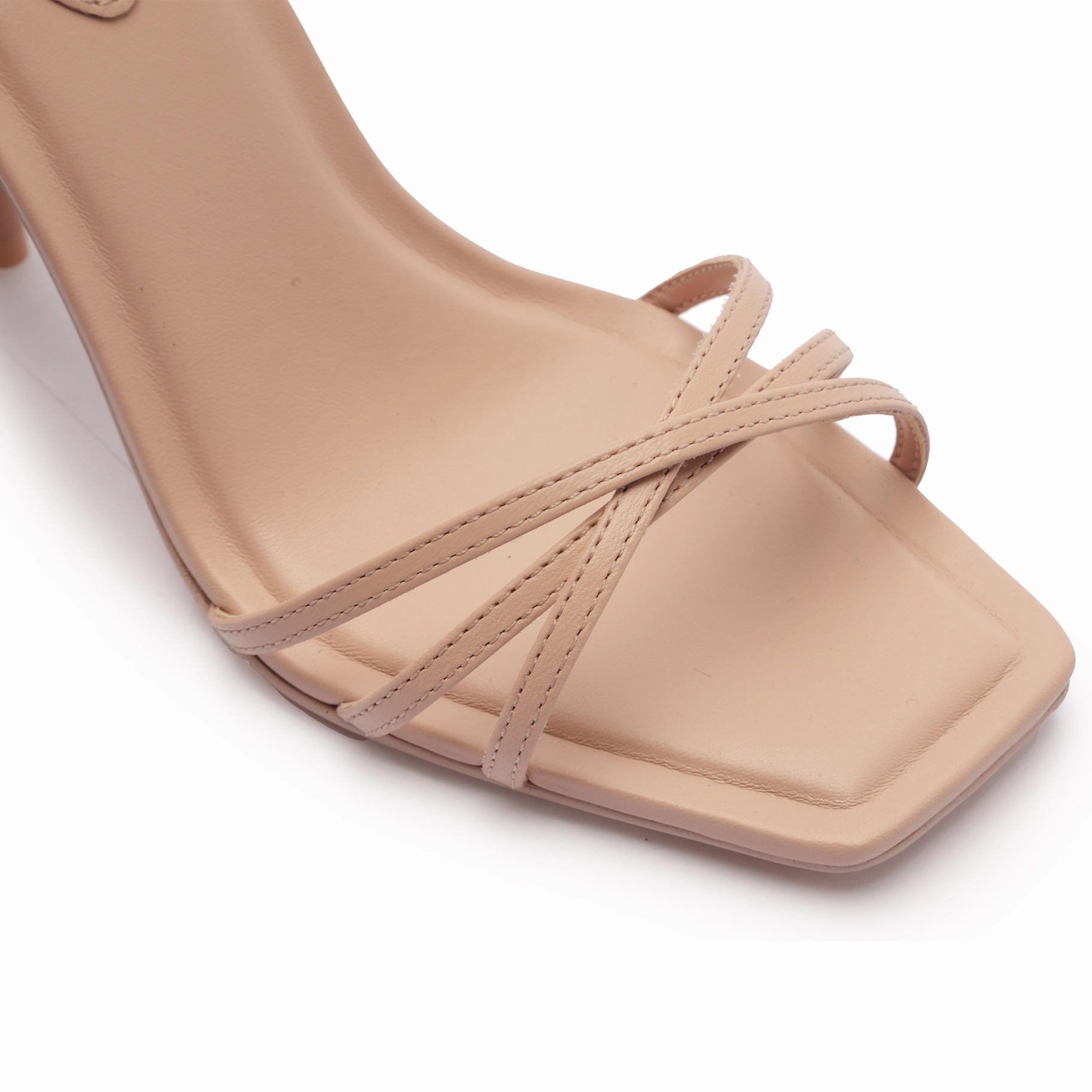 Amelia Square Leather Sandal