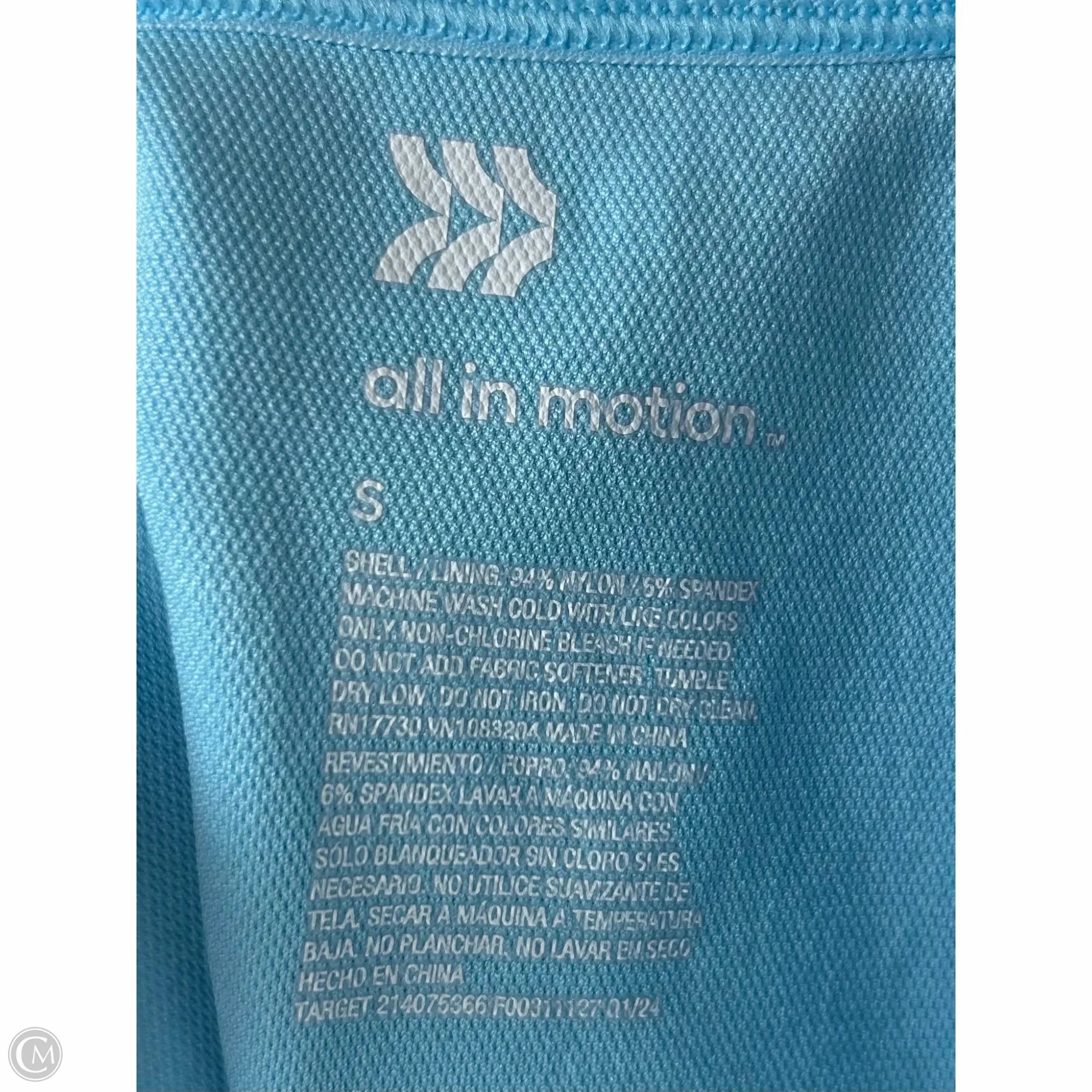 Athletic Bra By All In Motion In Blue. Size: S