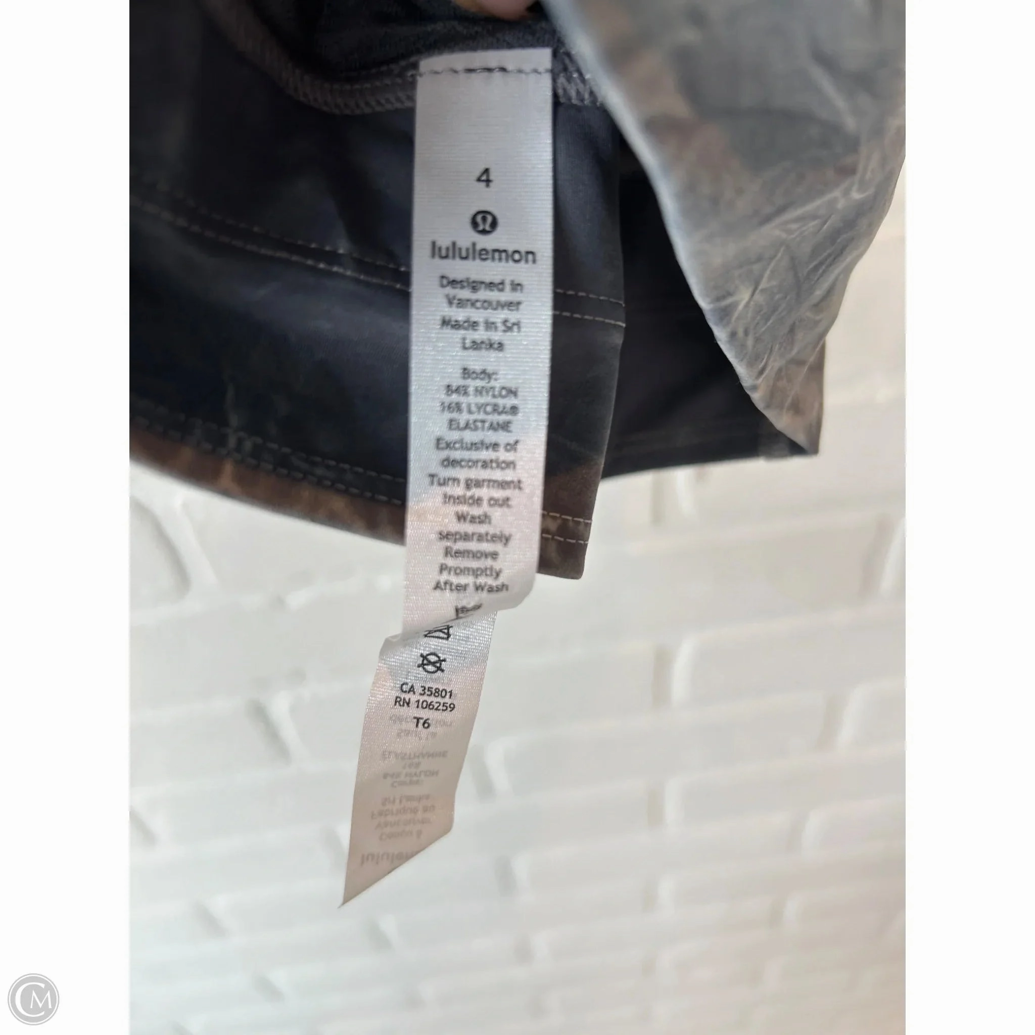 Athletic Bra By Lululemon In Grey. Size: S
