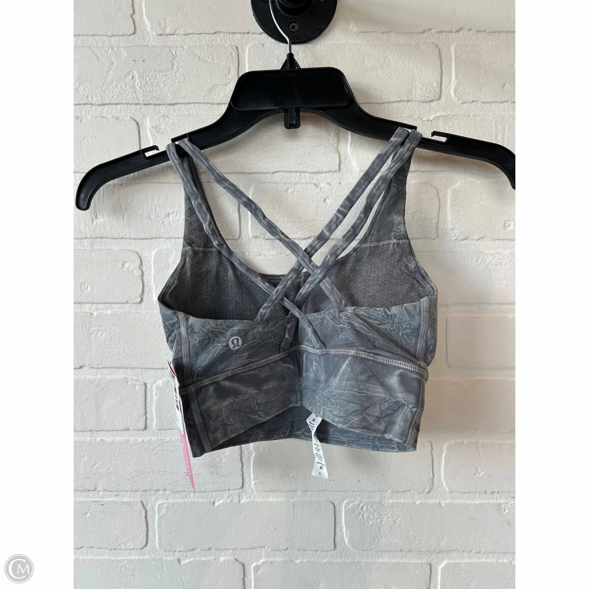 Athletic Bra By Lululemon In Grey. Size: S
