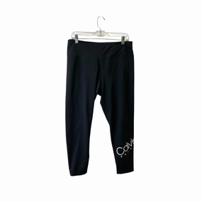Athletic Capris By Calvin Klein In Black. Size:Xl