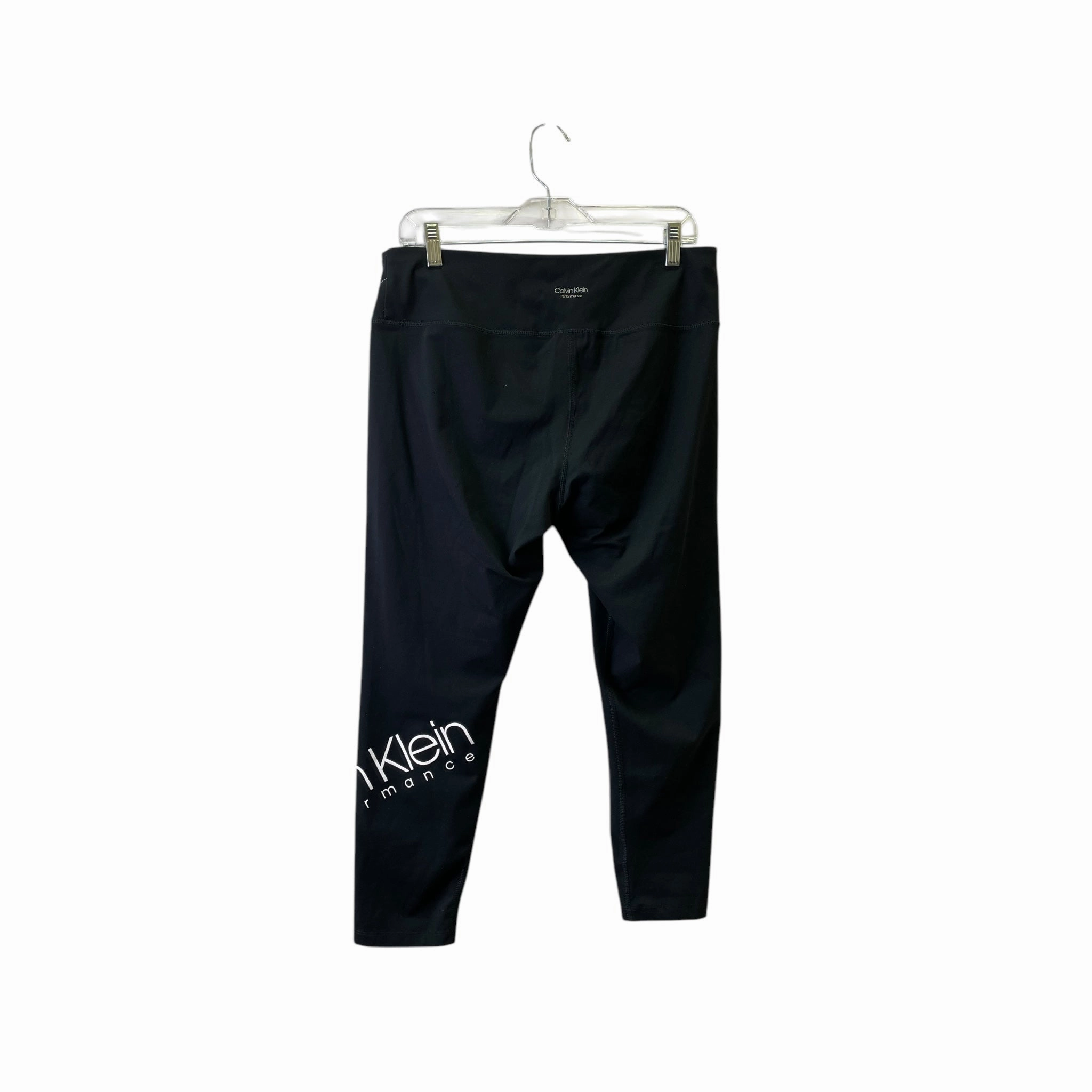 Athletic Capris By Calvin Klein In Black. Size:Xl