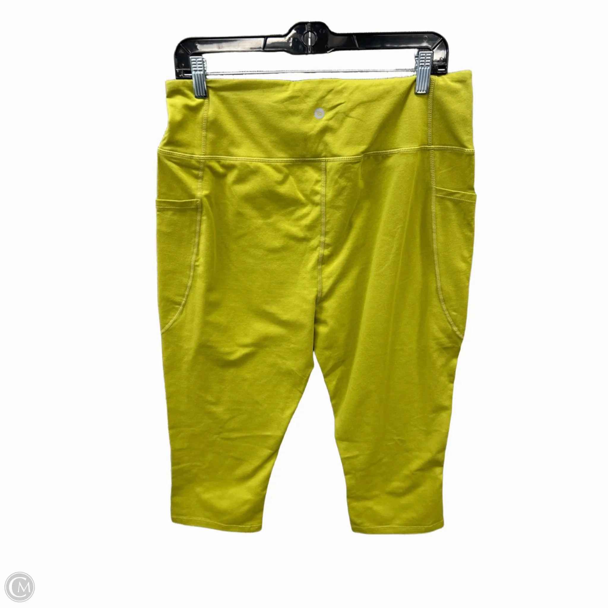 Athletic Capris By Clothes Mentor In Green. Size: 2x