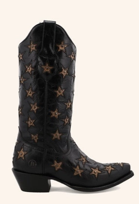 Black Star by Twisted X Ladies Marfa in Black WBSN012