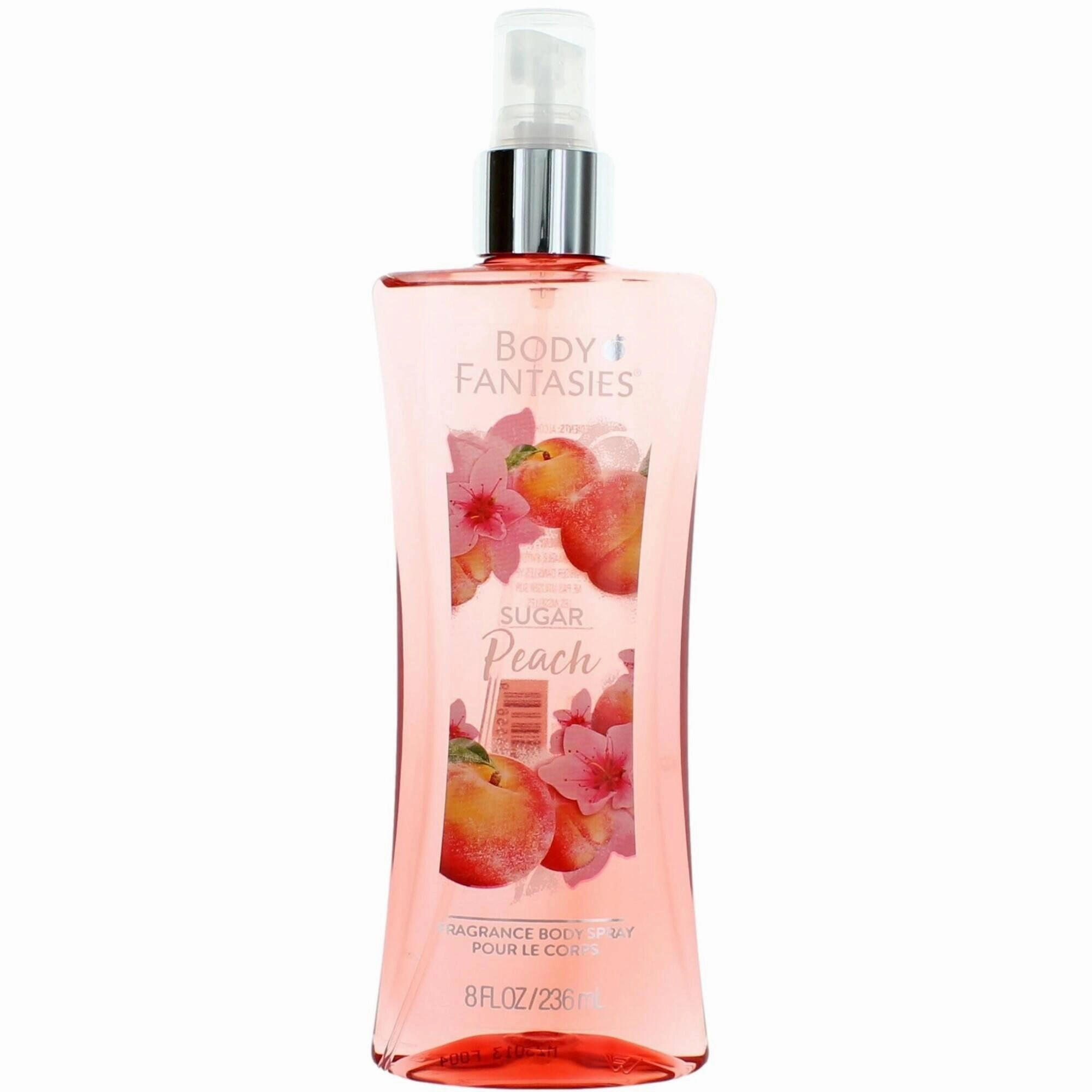 Body Fantasies Women's Body Spray - Sugar Peach Fragrance, 8 oz