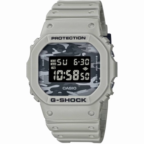 Casio Men's Digital Watch - G-Shock 5600 Series Alarm Camouflage Dial | DW5600CA-8