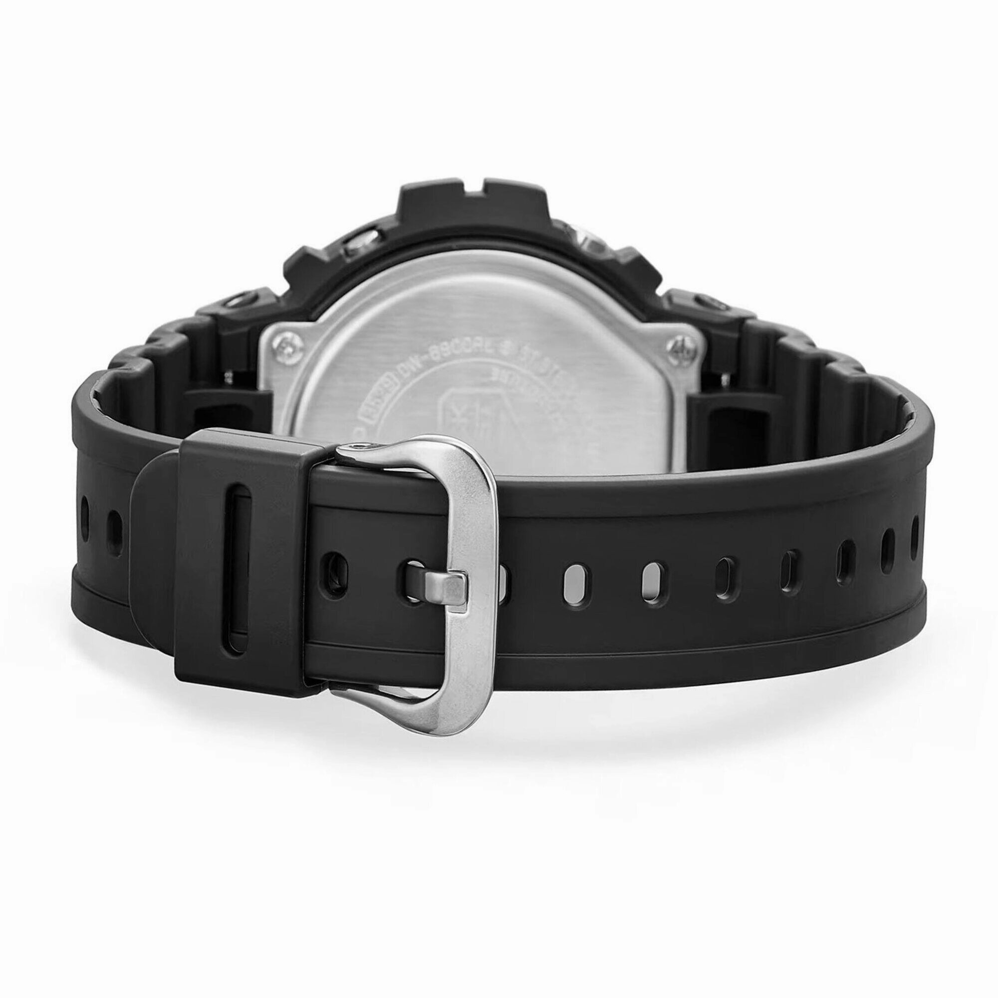 Casio Men's Watch - G-Shock Chronograph Black and Grey Digital Dial Strap | DW6900RL-1