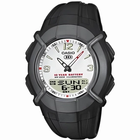 Casio Men's Watch - Quartz Silver and Grey Dial Strap Analog-Digital | HDC-600-7B