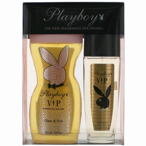 Coty Women's Gift Set - Playboy VIP with Floral and Captivating Fragrance, 2 piece