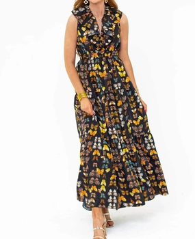 Crawford Ruffle Dress In Mariposa