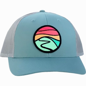 Curved Brim Trucker with Hilltop Patch
