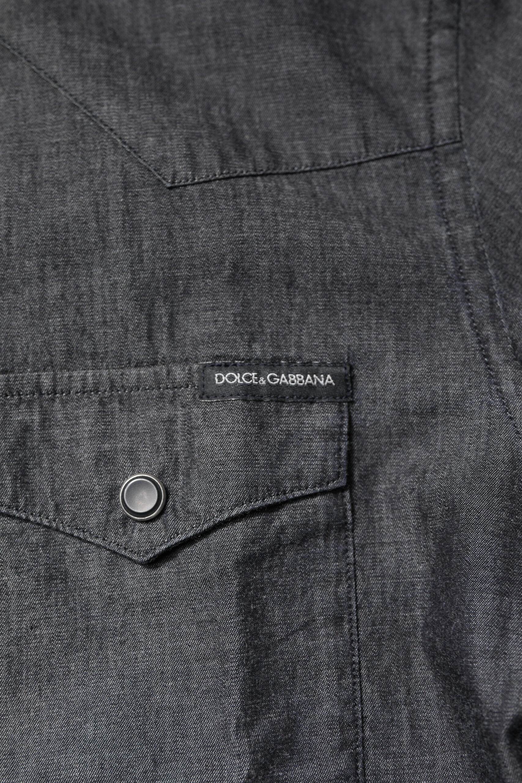 Dolce & Gabbana Cotton Long Sleeves Casual Men's Shirt