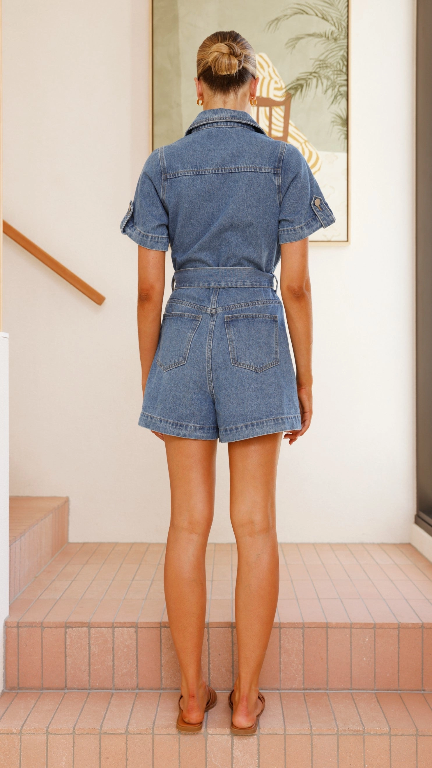 Emma Playsuit - Denim