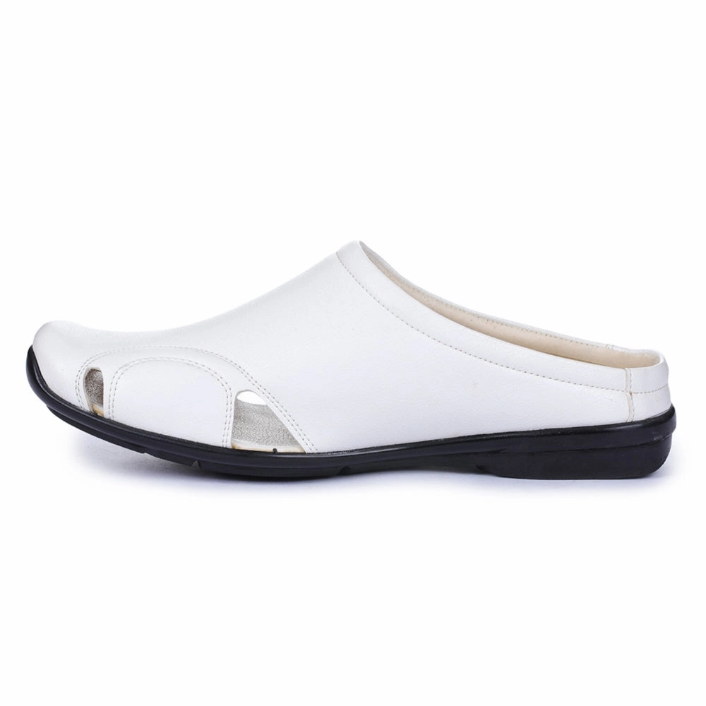 Fortune Black Casual Slip-on Mules For Men J-153 By Liberty