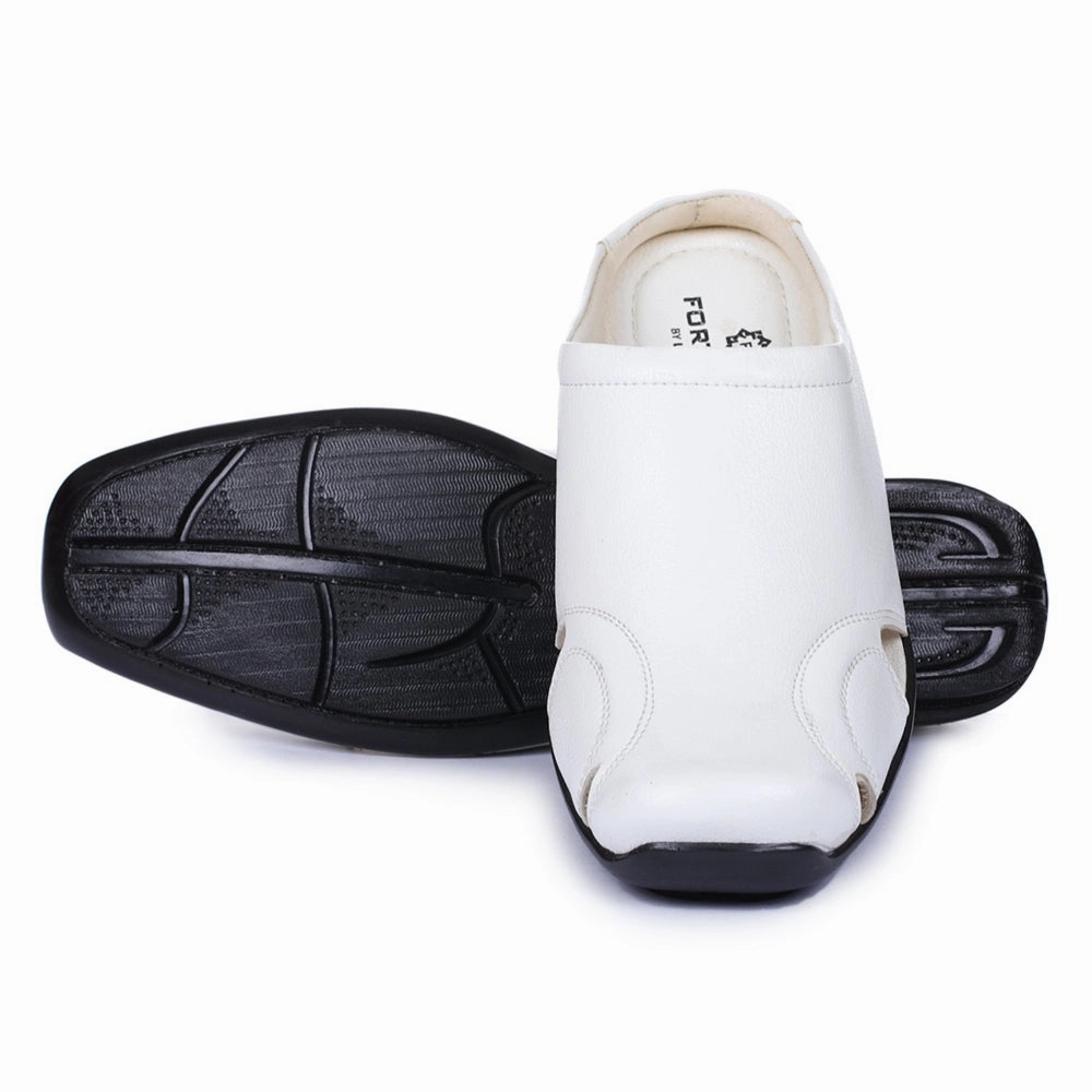 Fortune Black Casual Slip-on Mules For Men J-153 By Liberty