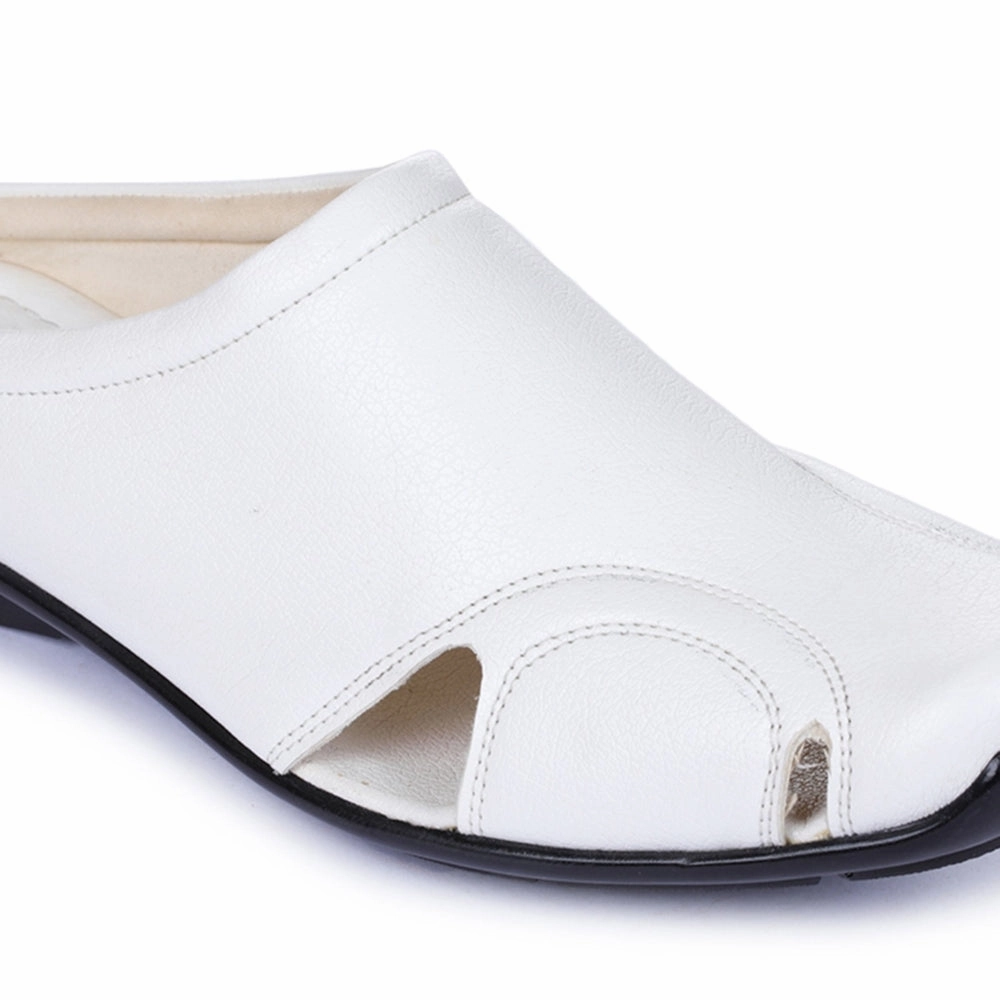 Fortune Black Casual Slip-on Mules For Men J-153 By Liberty