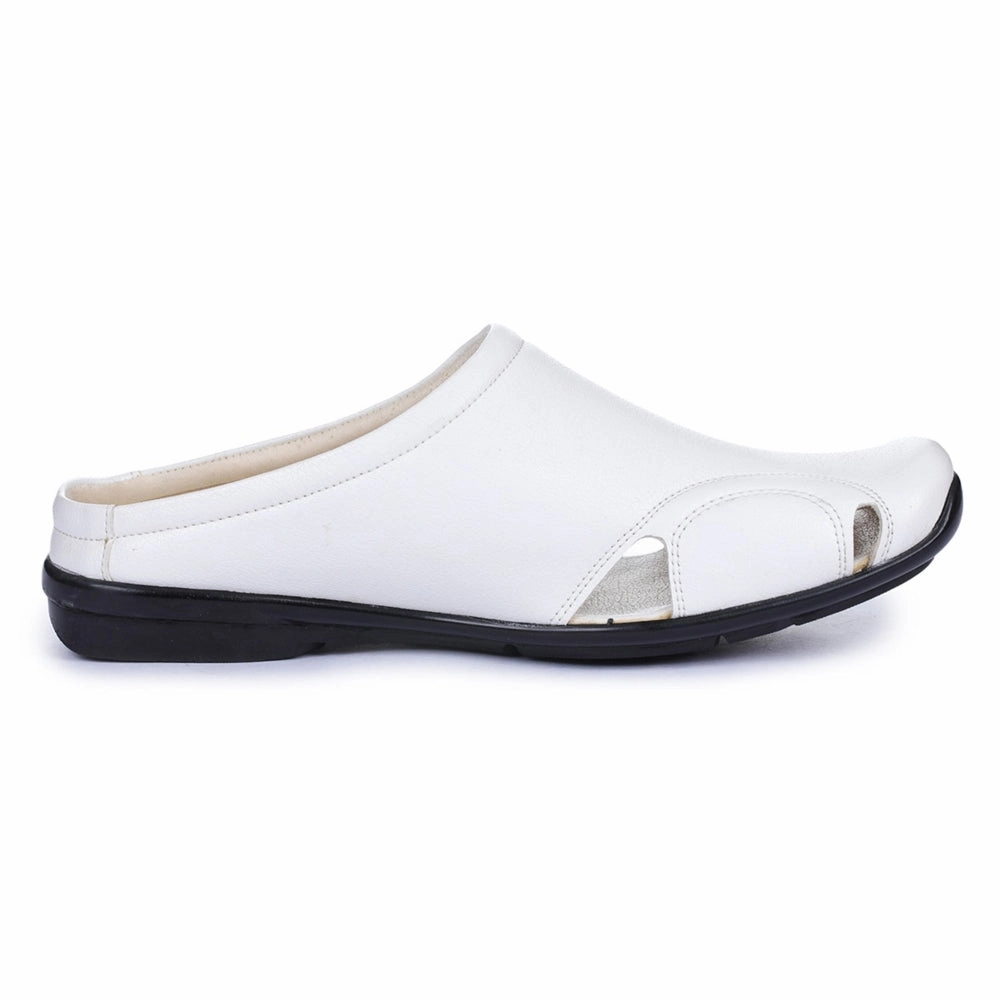 Fortune Black Casual Slip-on Mules For Men J-153 By Liberty