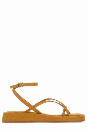 GIA BORGHINI Open Toe Flatform Sandals