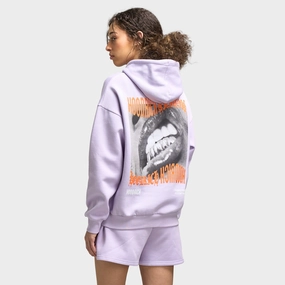 Hoodrich Women's Flex Oversized Hoodie Pastel Lilac / Persimmon Orange