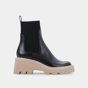 HOVEN H2O BOOTS ONYX LEATHER - re:vita