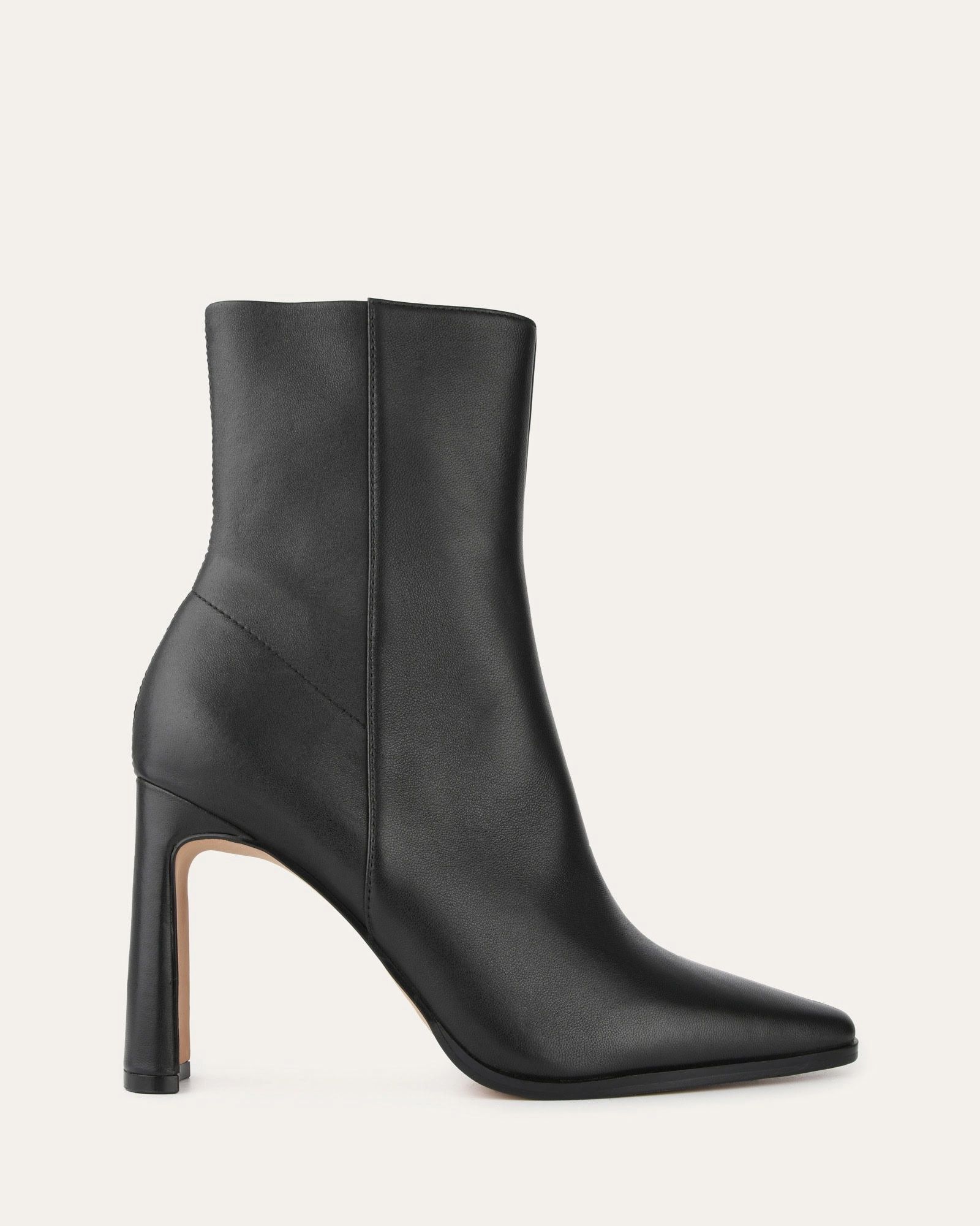 JEMIMA HIGH ANKLE BOOTS BLACK LEATHER