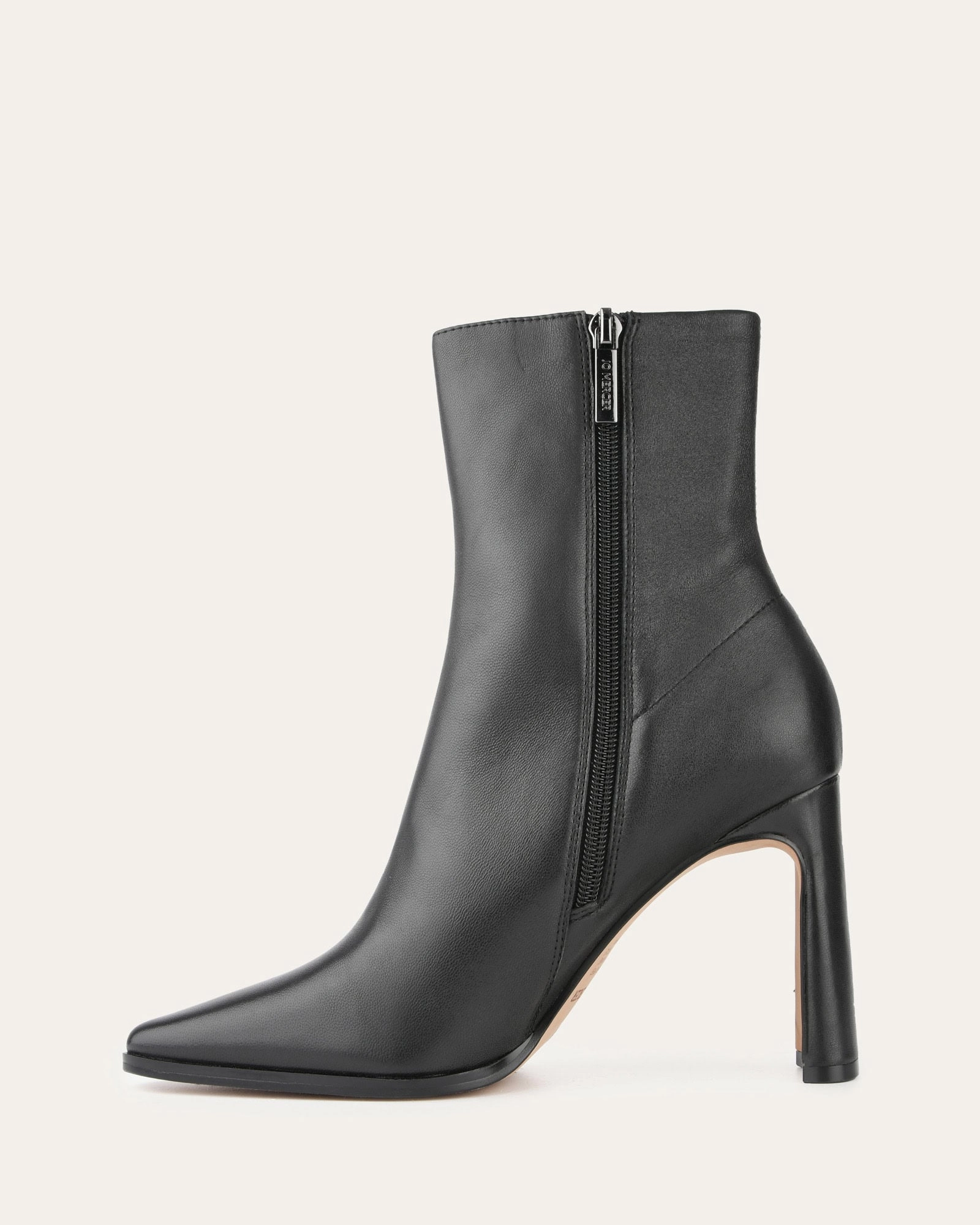 JEMIMA HIGH ANKLE BOOTS BLACK LEATHER