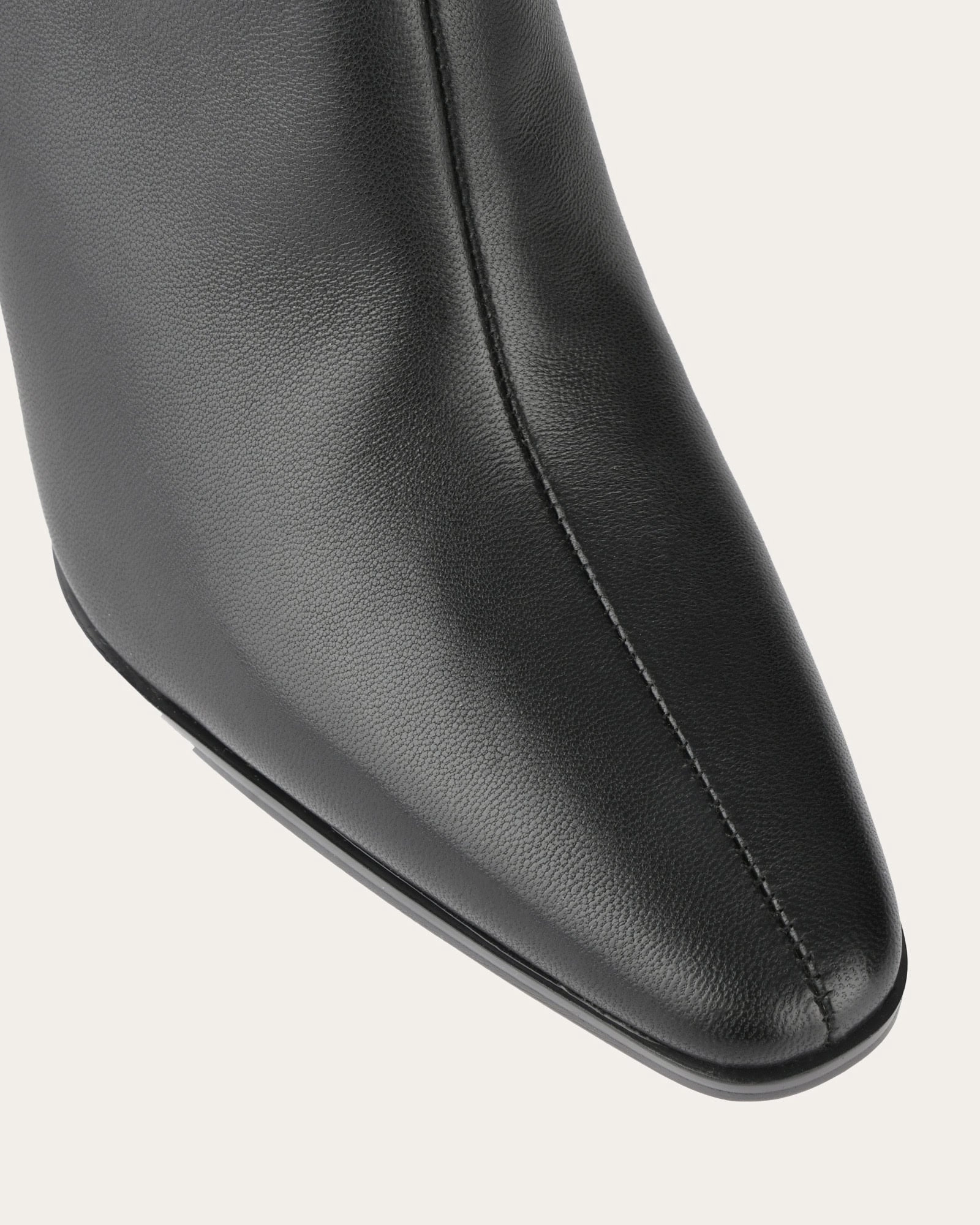 JEMIMA HIGH ANKLE BOOTS BLACK LEATHER