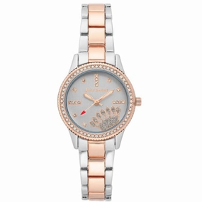 Juicy Couture Women's Watch JC/1110SVRT - Silver with Rose Gold Accents