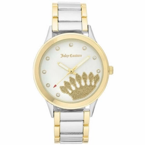 Juicy Couture Women's Watch JC/1126WTTT - Elegant White and Two-Tone