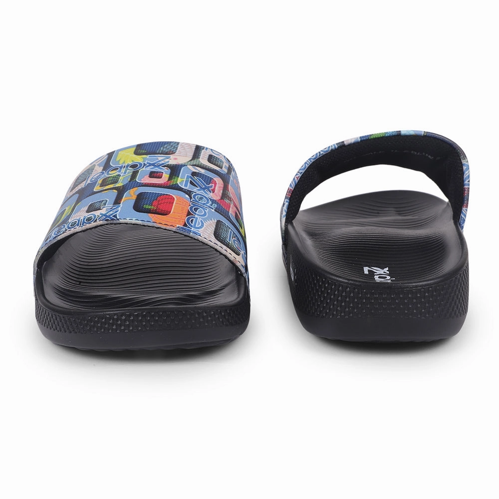 Leap7x Casual Sky Blue Slides For Women NITWALK-1L By Liberty
