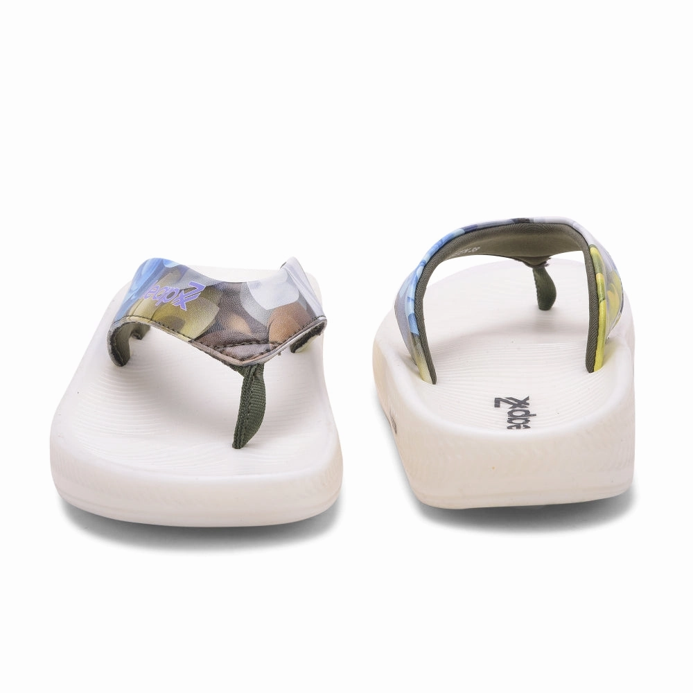 Leap7x Green Casual Flip-Flop For Women NITWALK-L3 By Liberty
