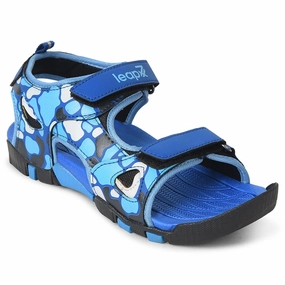 Leap7x Royal Blue Casual Sandal For Kids ADMIN By Liberty