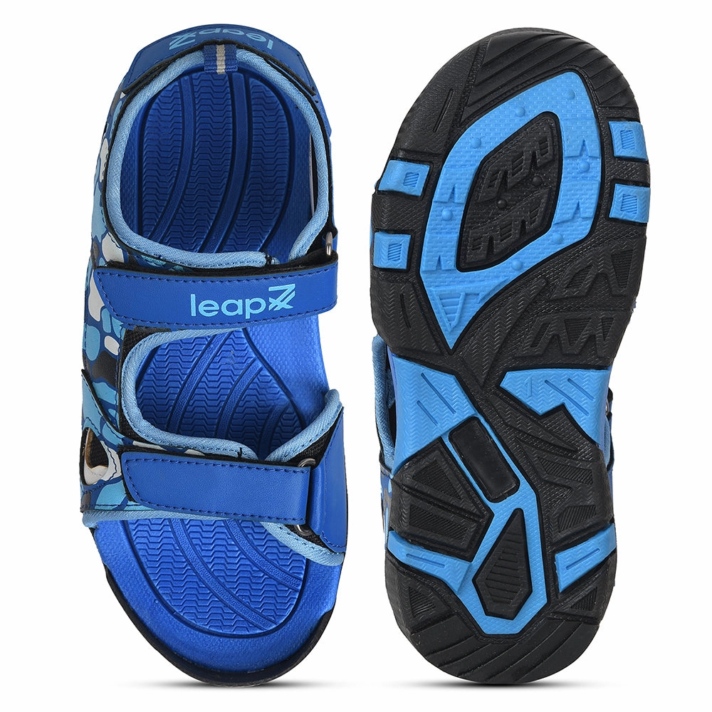 Leap7x Royal Blue Casual Sandal For Kids ADMIN By Liberty