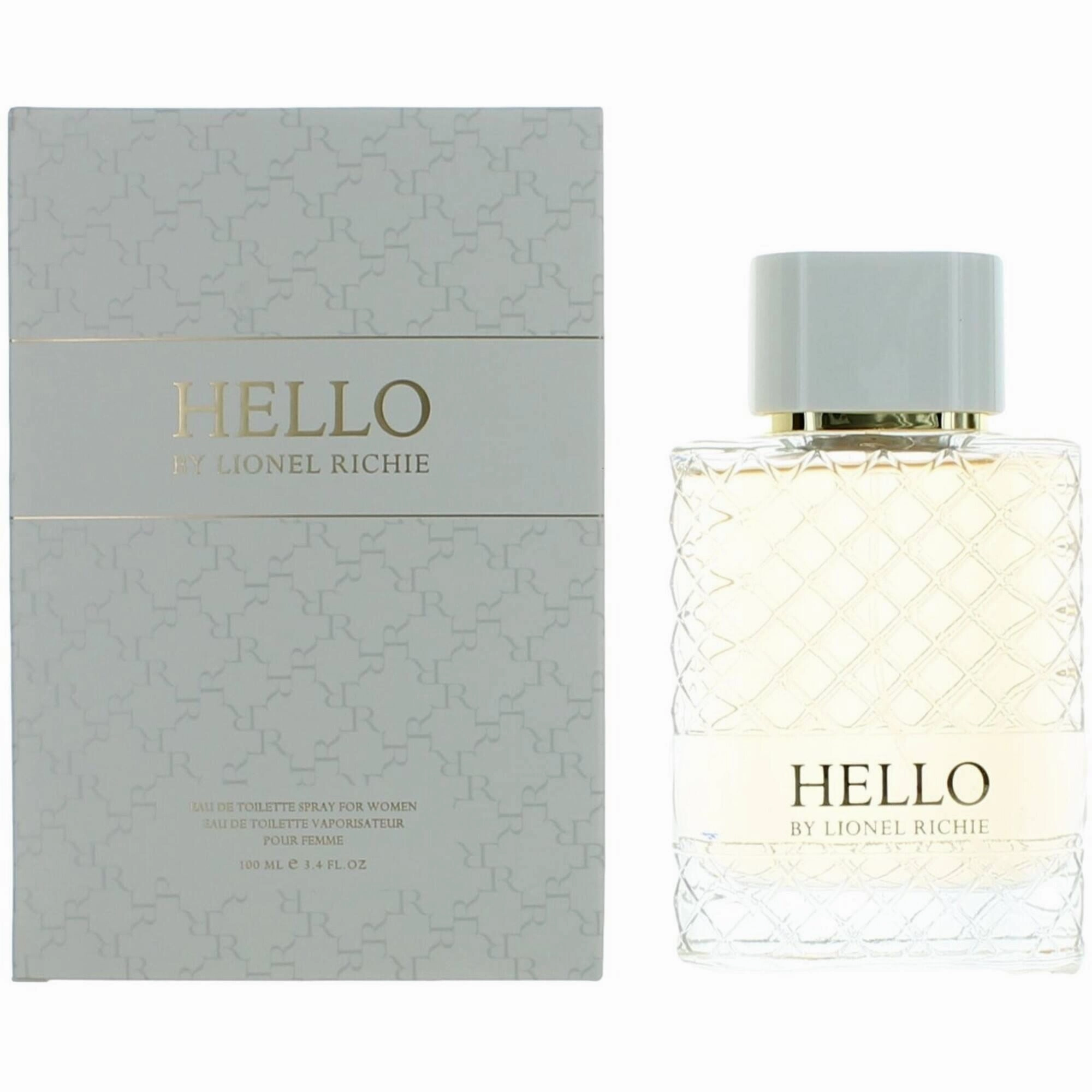 Lionel Richie Women's EDT Spray - Hello Jasmine and Tuberose Heart Notes, 3.4 oz