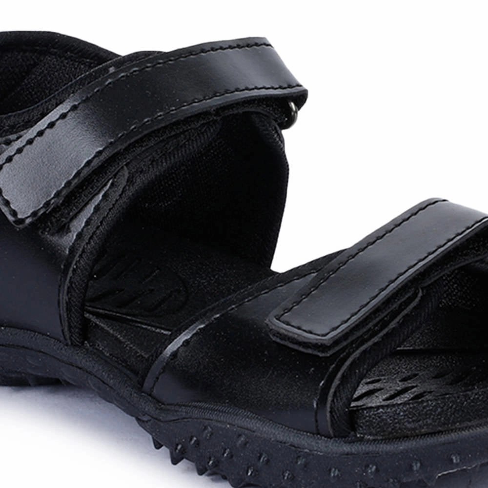 Lucy & Luke (Black) Casual Sandal For Kids ASPIRE By Liberty