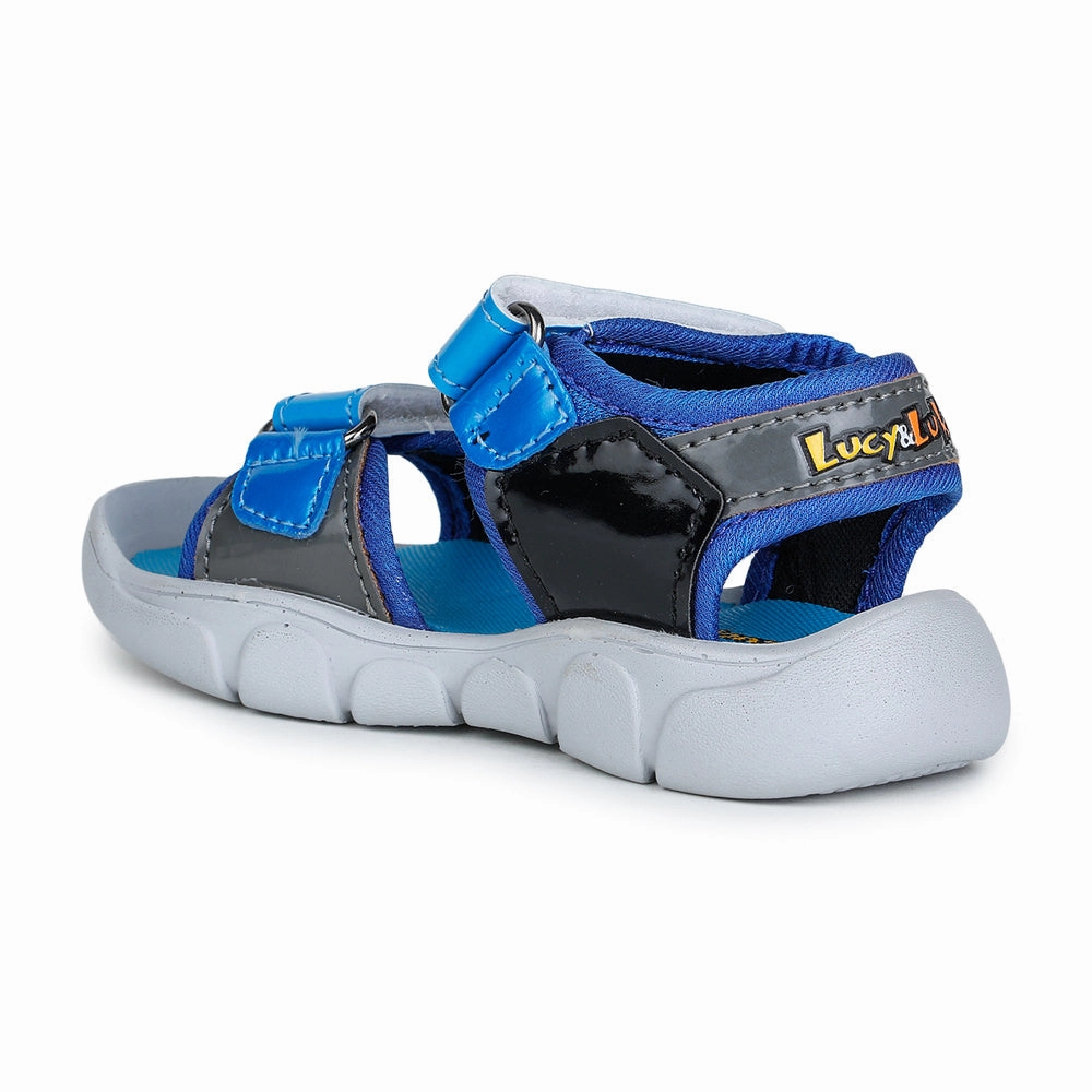 Lucy & Luke (Blue) Casual Sandal For Kids FLYNN-11 By Liberty