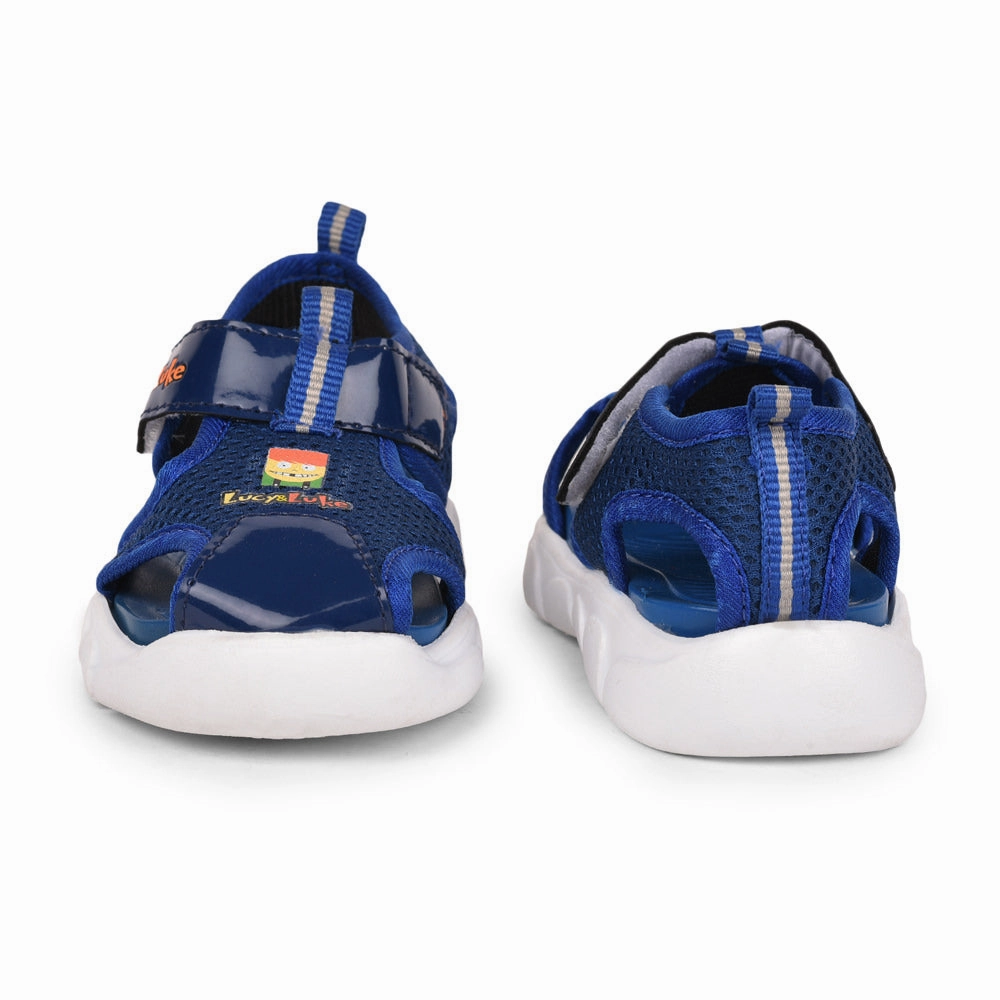 Lucy & Luke (Blue) Casual Sandal For Kids FLYNN-29 By Liberty