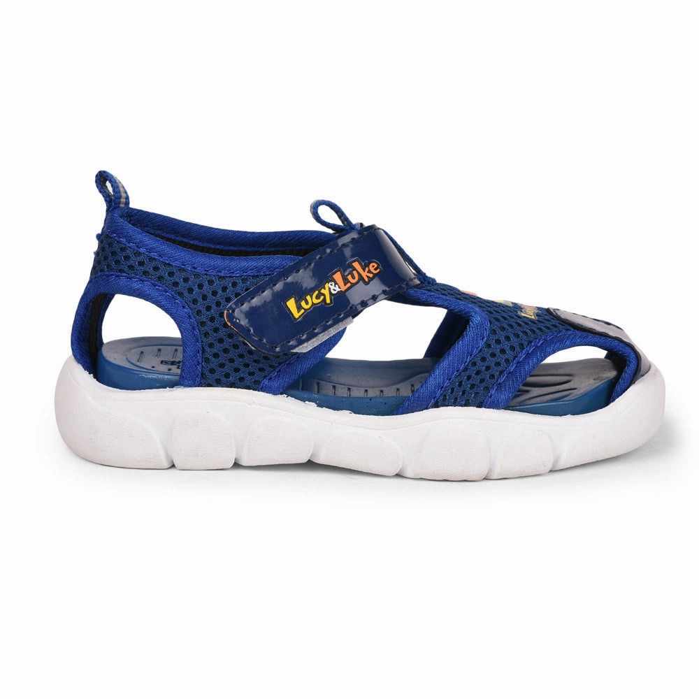 Lucy & Luke (Blue) Casual Sandal For Kids FLYNN-29 By Liberty