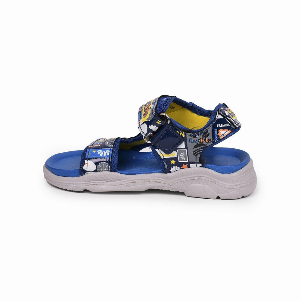 Lucy & Luke (Blue) Casual Sandal For Kids RICKY-2 By Liberty