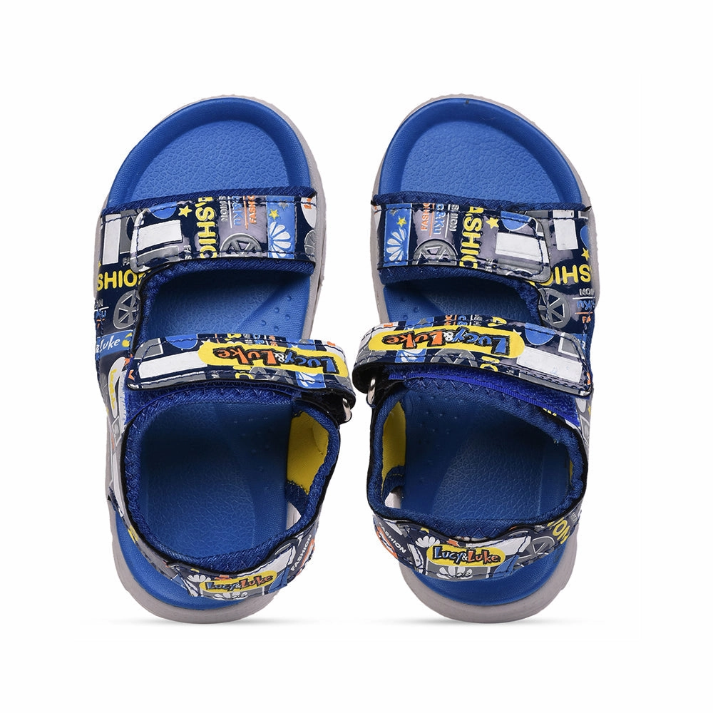 Lucy & Luke (Blue) Casual Sandal For Kids RICKY-2 By Liberty