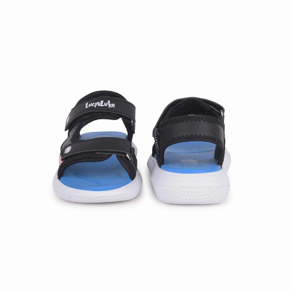 Lucy & Luke By Liberty Kids HIPPO-53 Black Casual Sandal