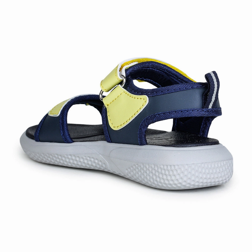 Lucy & Luke Yellow Casual Sandal For Kids HIPPO-1 By Liberty