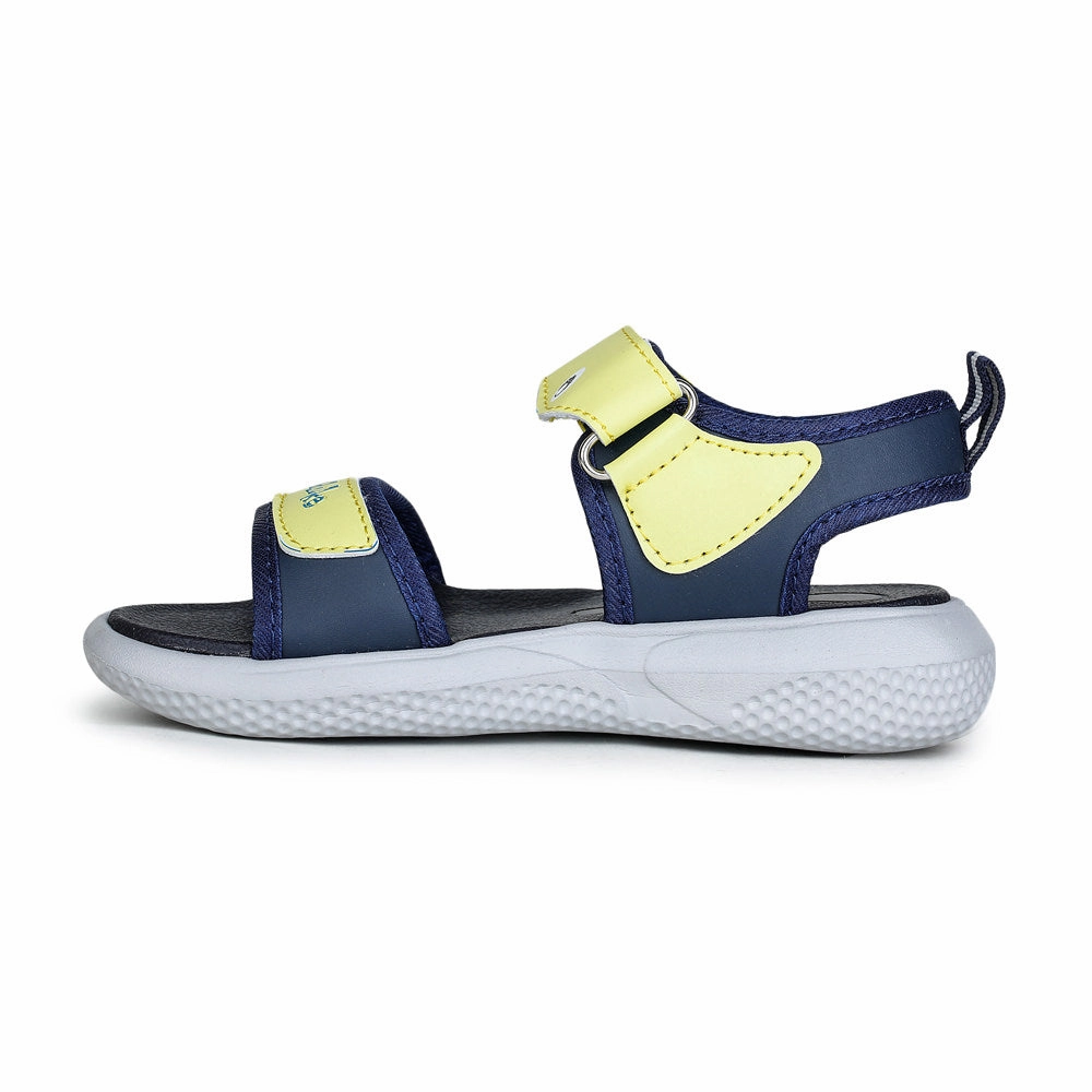 Lucy & Luke Yellow Casual Sandal For Kids HIPPO-1 By Liberty