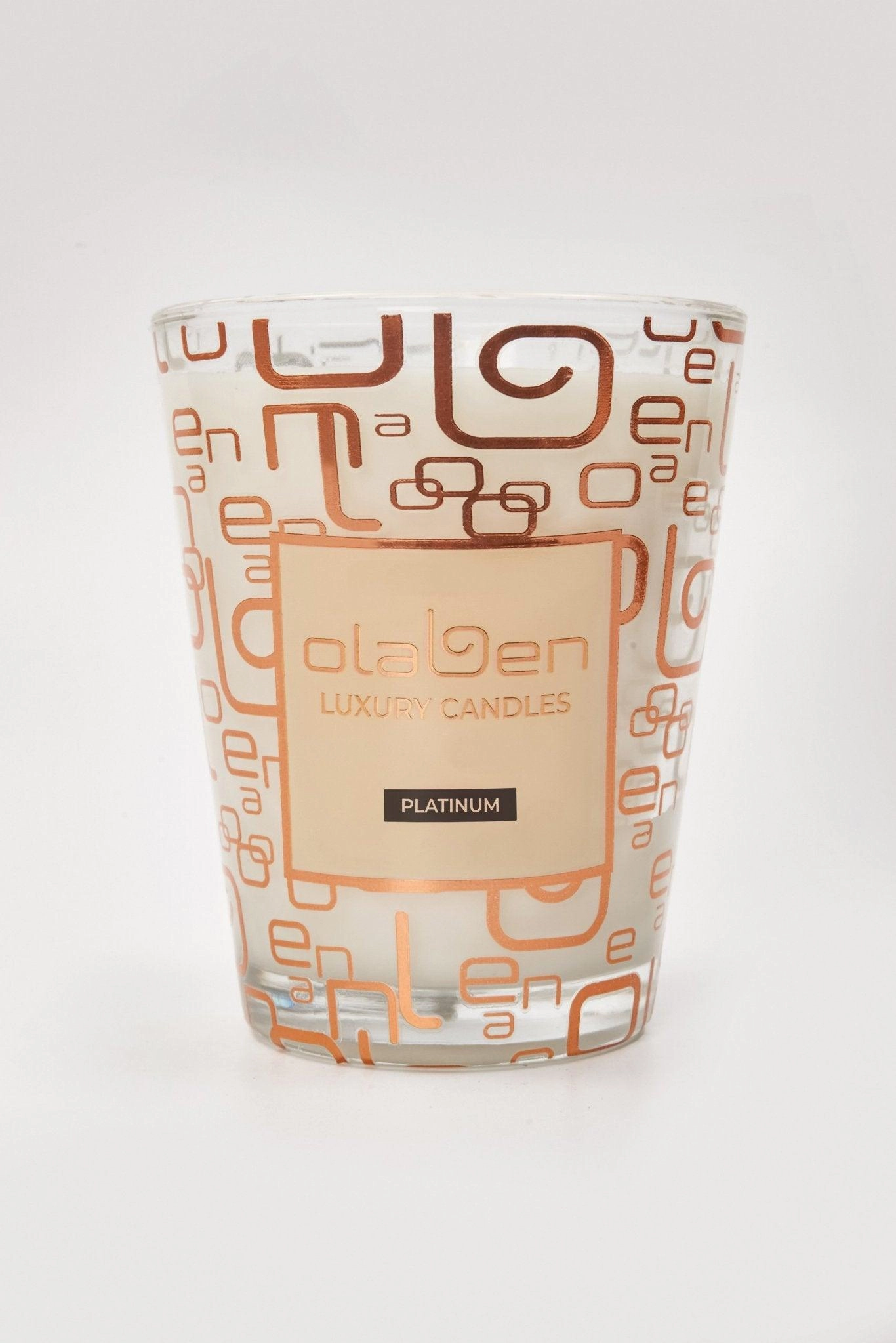 Luxury Platinum Candle Fig & Pomegranate - Gold
