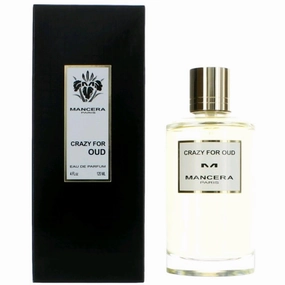 Mancera Unisex Eau De Parfum Spray - Crazy for Oud Floral and Powdery Notes, 4 oz