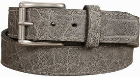 Men's Charcoal Gray Elephant Max Thickness Gun Belt